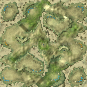 Carte StarCraft II : Desert Oasis - Oasis du dsert