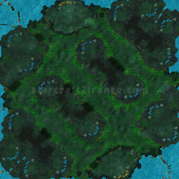 Carte StarCraft II : Twilight Fortress - Forteresse du crpuscule