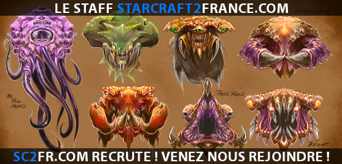 Bannire de recrutement Starcraft2France