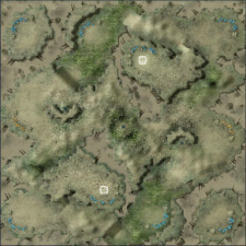 Carte Oasis du d�sert Starcraft II