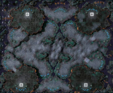 Carte Forteresse du cr�puscule Starcraft II